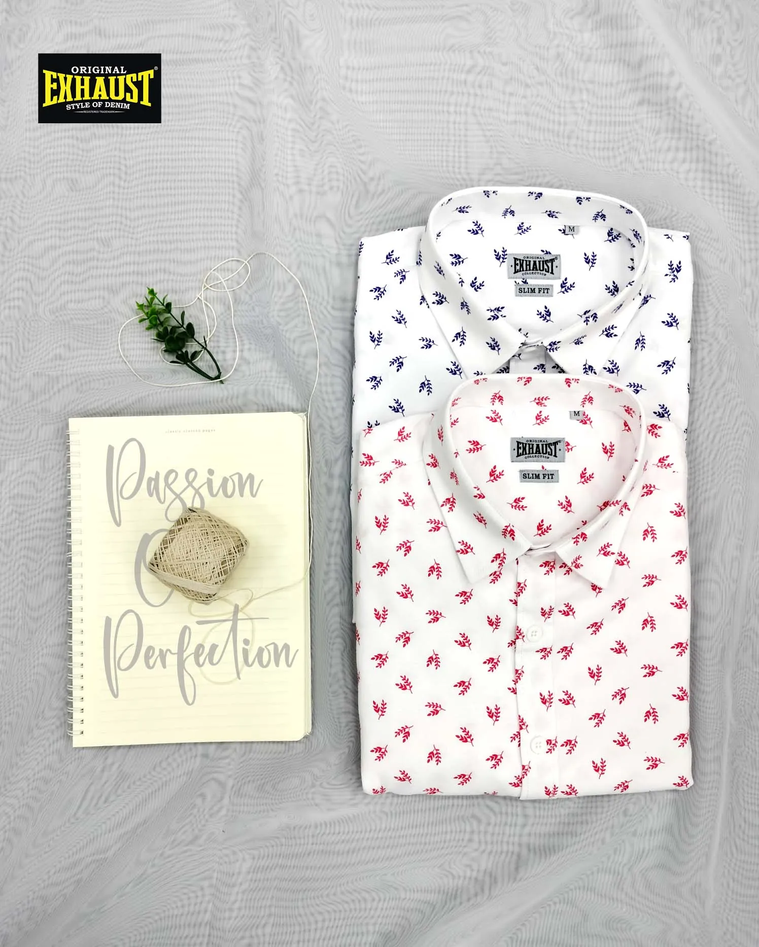 EXHAUST SHORT SLEEVE SHIRT [SLIM FIT] 1545