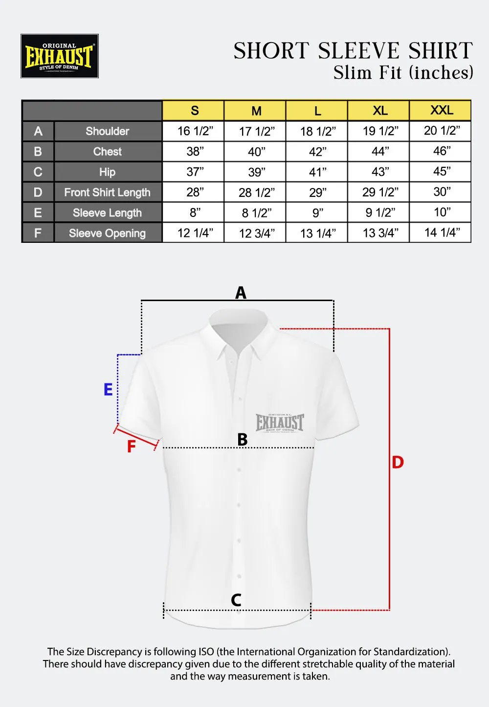 EXHAUST SHORT SLEEVE SHIRT [SLIM FIT] 1621