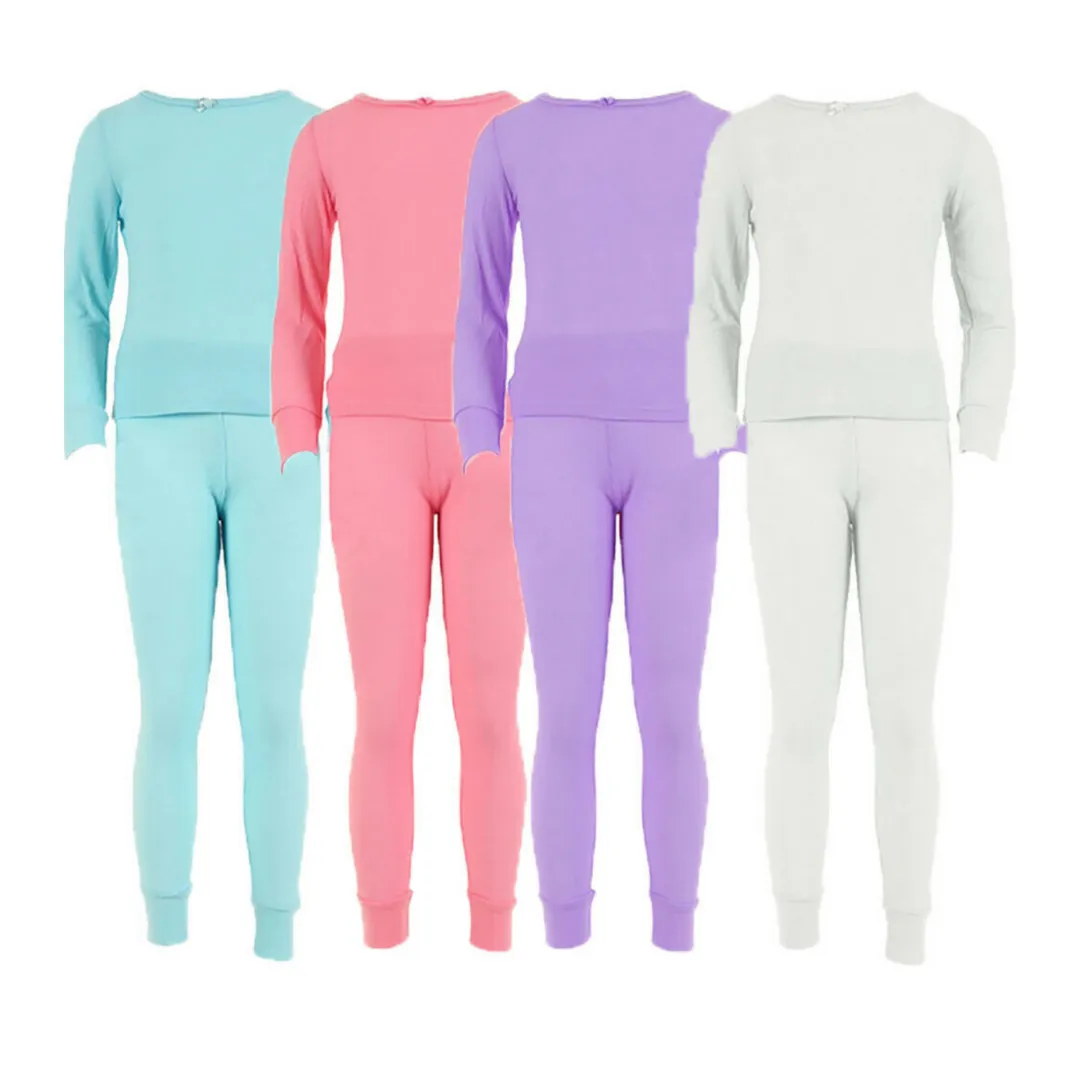 Girls Thermal 2 pc set Light Purple