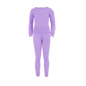 Girls Thermal 2 pc set Light Purple