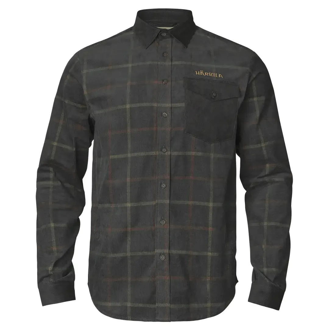 Kaldfjord Corduroy Check Shirt - Phantom by Harkila