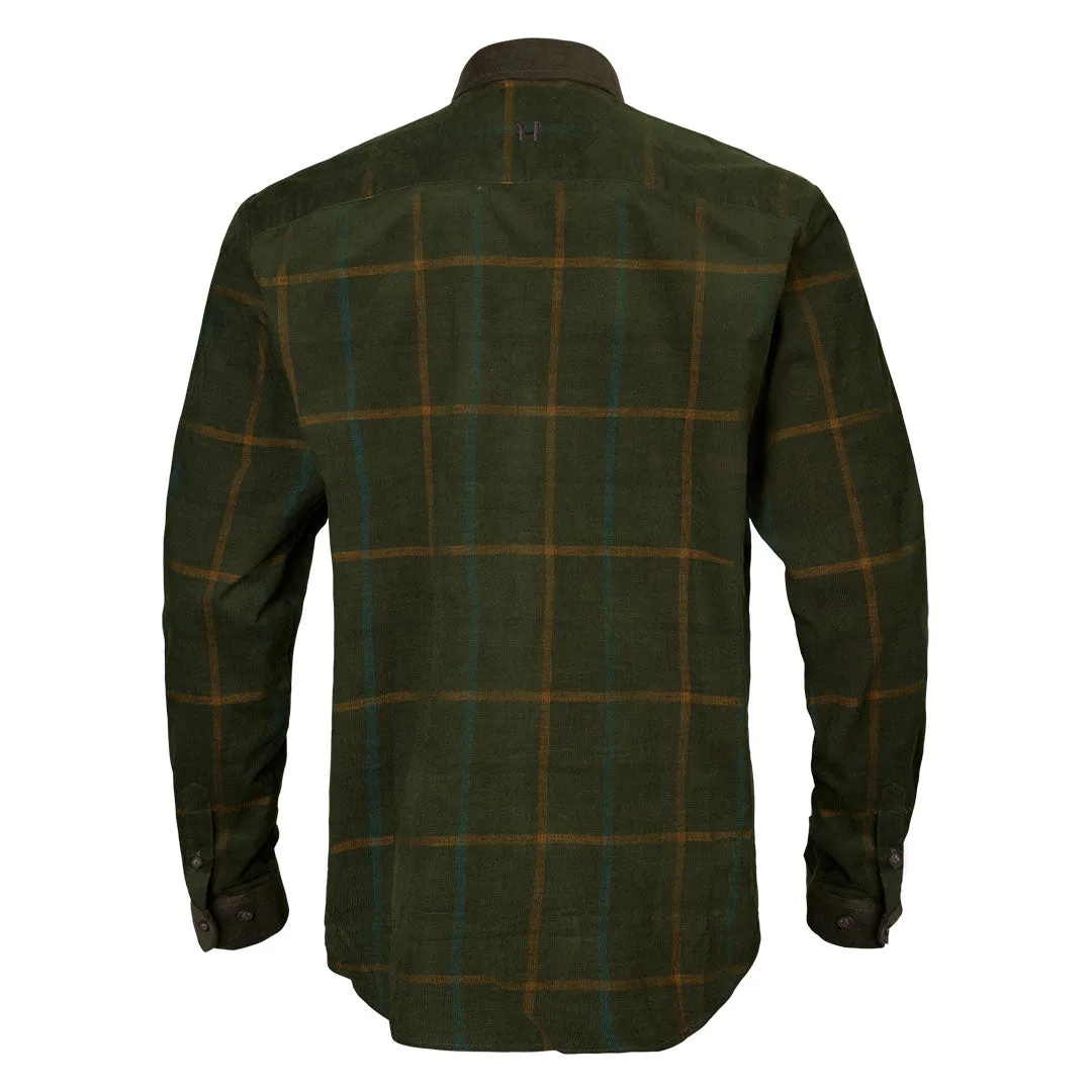 Kaldfjord Corduroy Check Shirt - Willow Green Check by Harkila