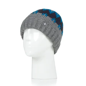 Kids Ridge Turn Over Hat - Teal & Navy