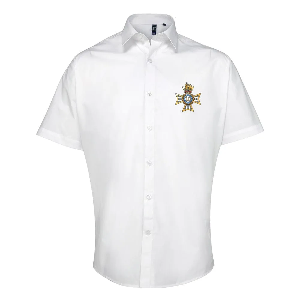 Light Dragoons Embroidered Short Sleeve Oxford Shirt