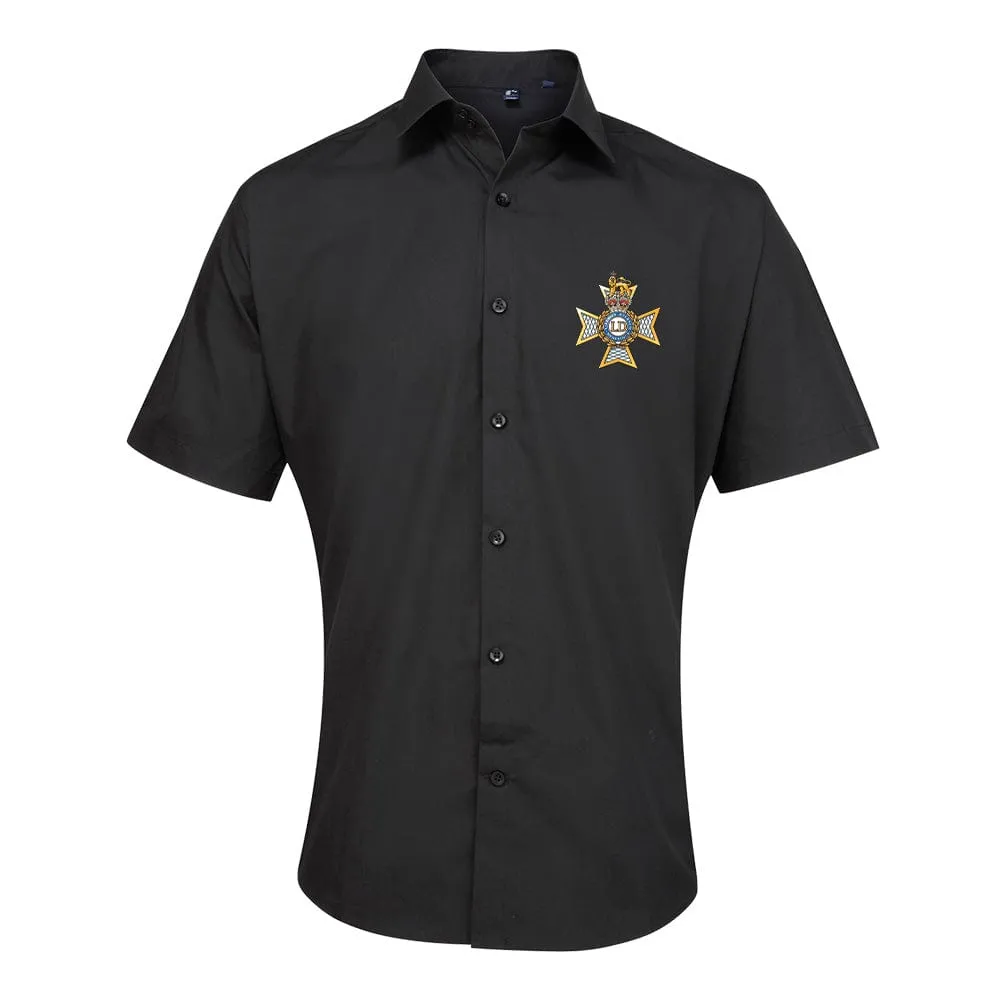 Light Dragoons Embroidered Short Sleeve Oxford Shirt