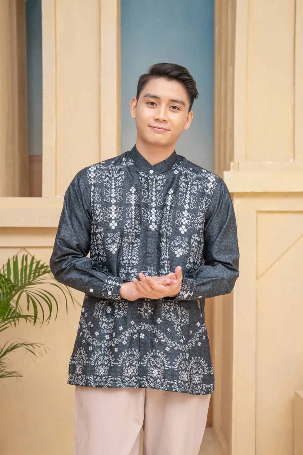 Malqaf Long Shirt Men (Minor) Dark Eclipse