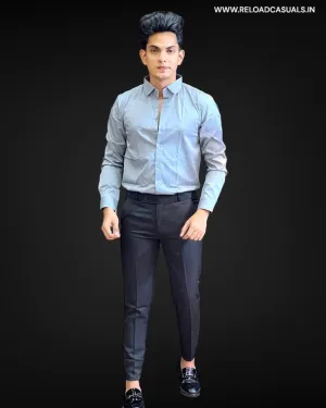 Matty Cotton Fabric Shirt & Adj Lycra Pant - Combo