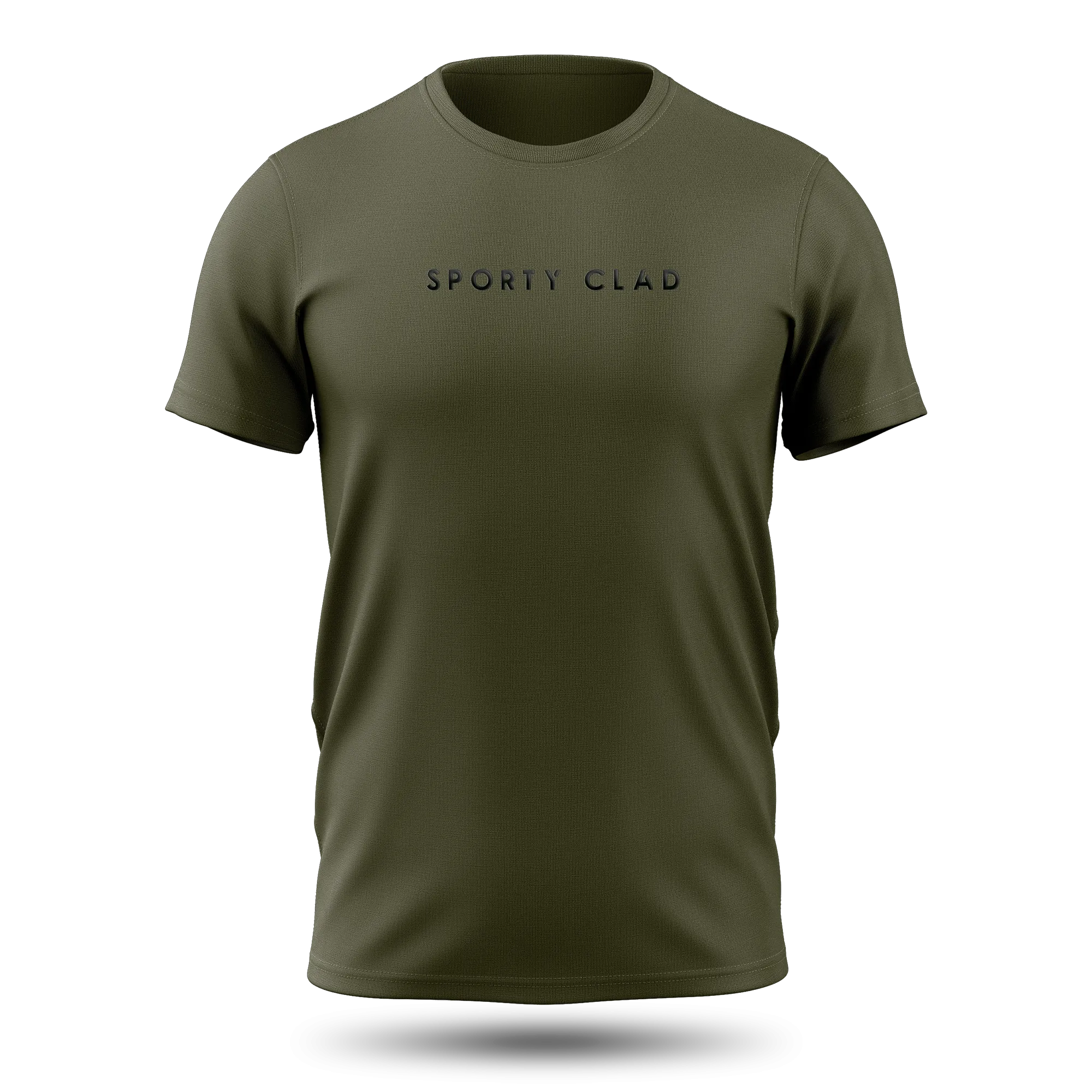 Men's Premium Cotton Olive Green Short Sleeve T-Shirt