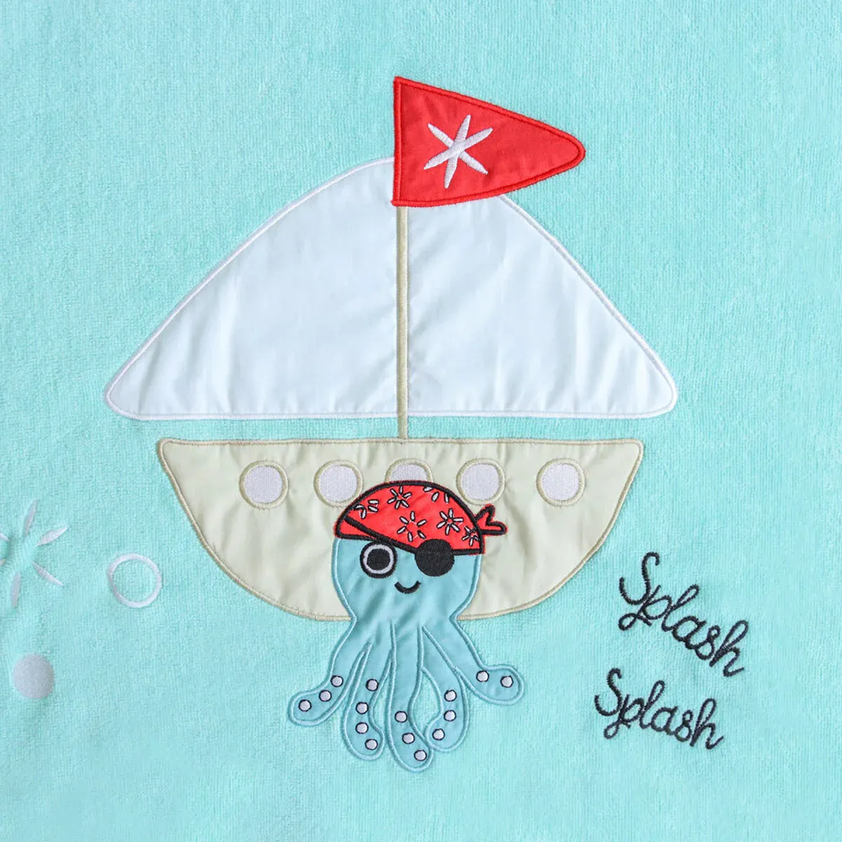 Milk&Moo Kids Poncho - Sailor Octopus Design