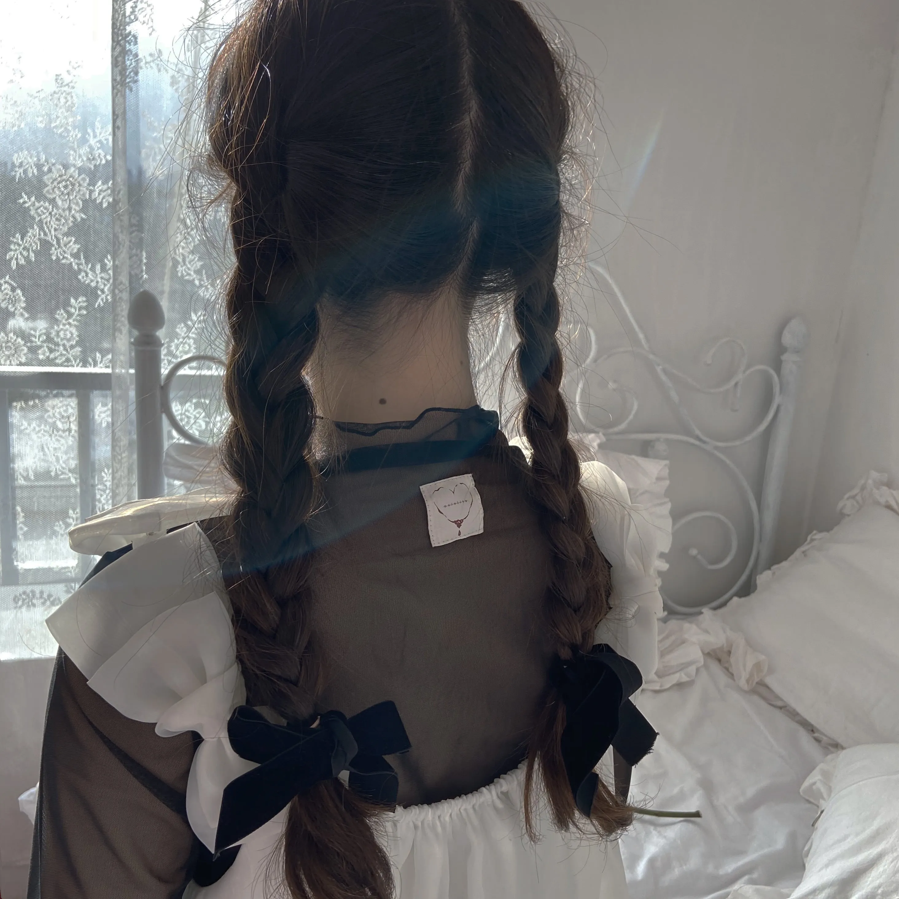 [Nololita] Fine Snow Heart Top