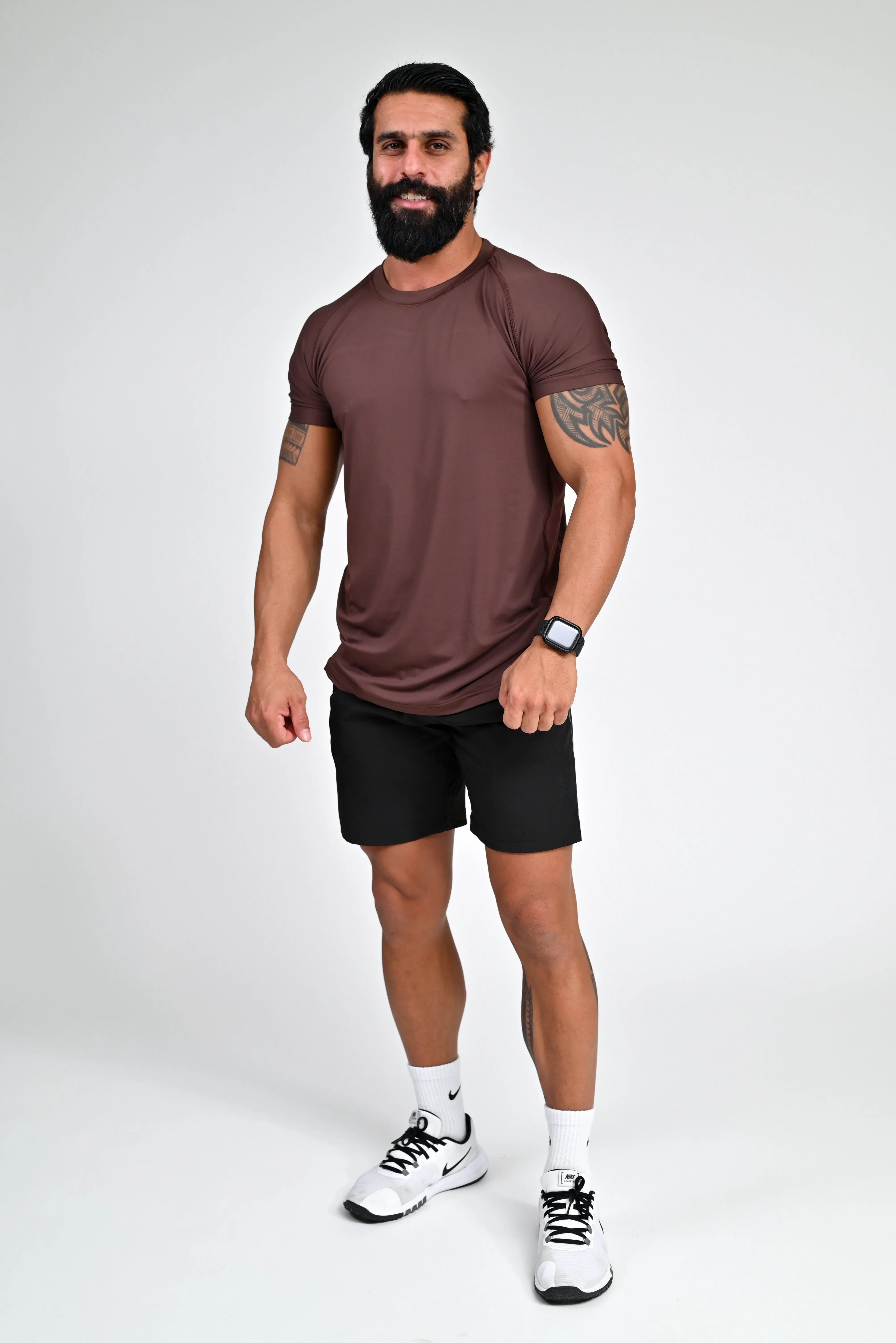 Performance Pro Tee Brown