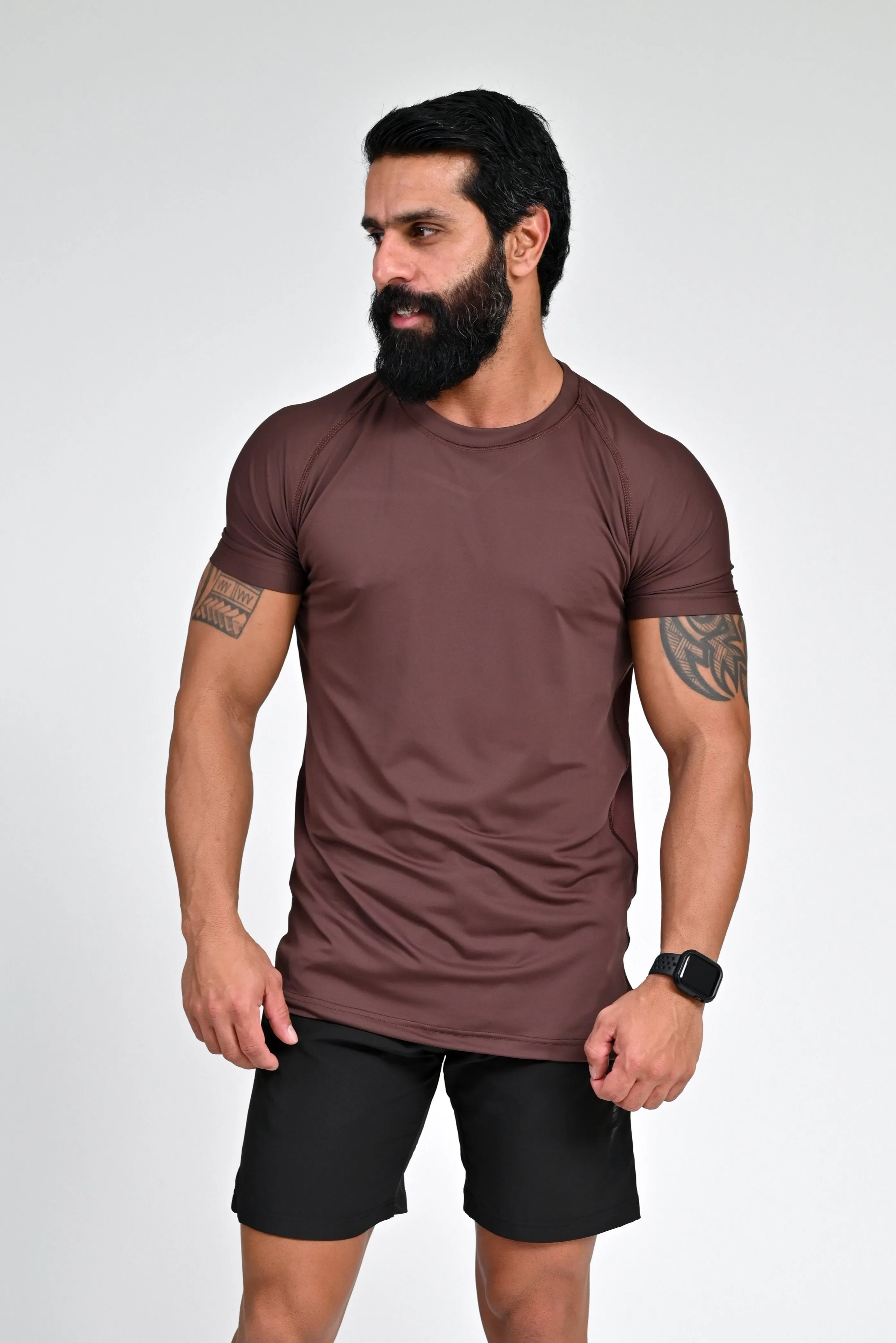 Performance Pro Tee Brown