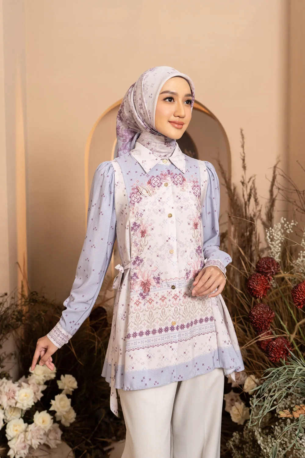 Pre Order - Kalola Shirt Lilac Hint