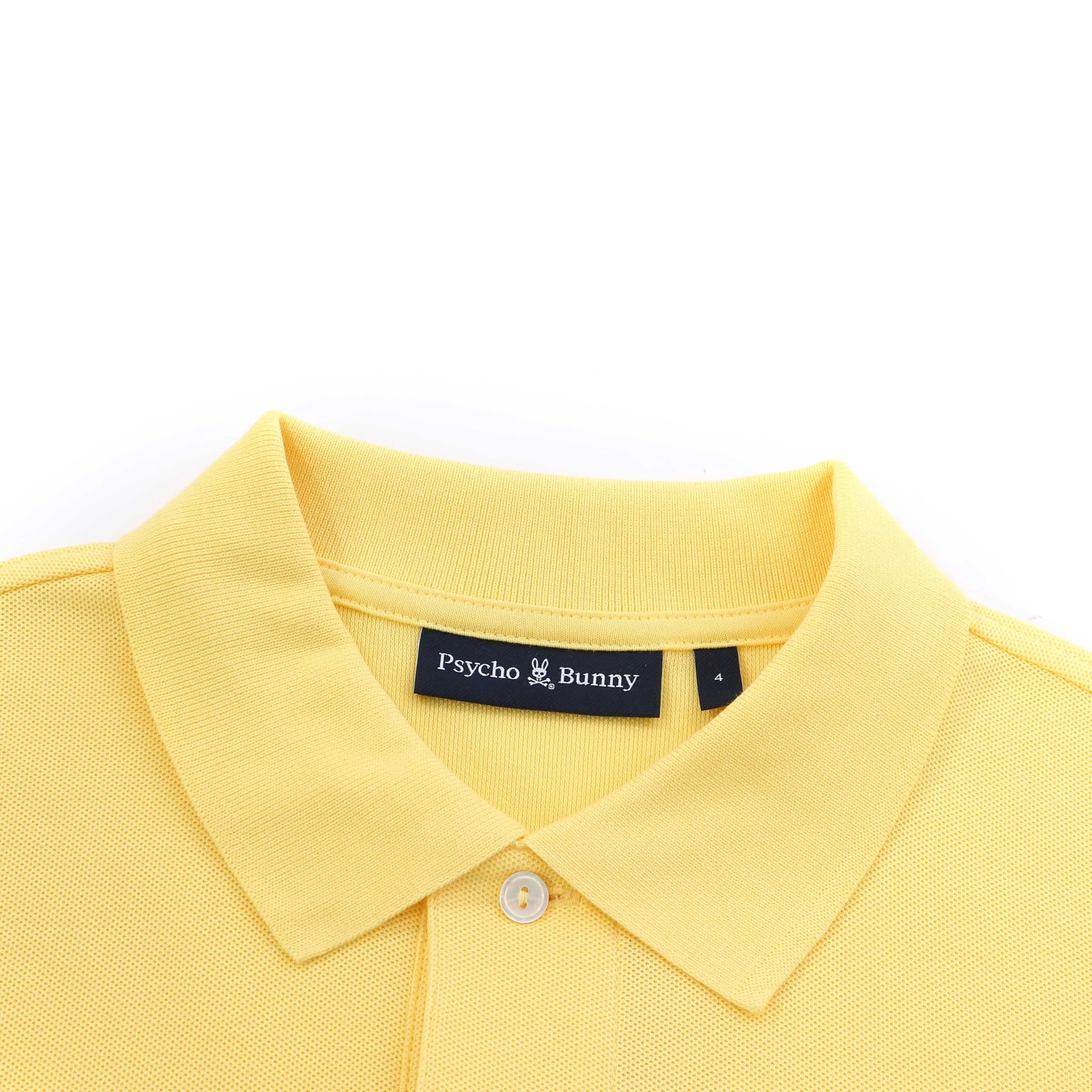 Psycho Bunny Classic Polo Shirt in Lemon Drop