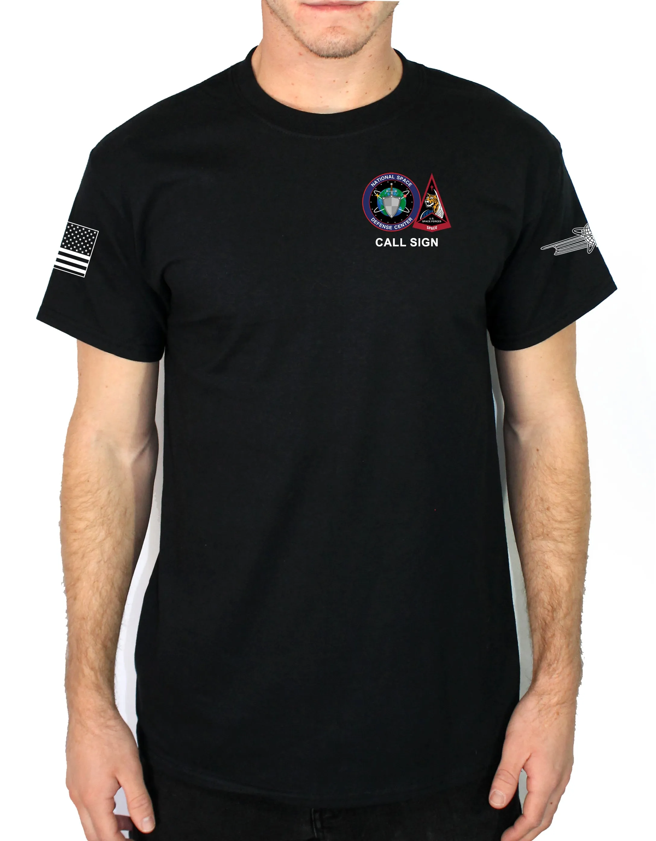 S4S & NSDC Black 50-50 Blend Unisex PT Short Sleeve Shirt