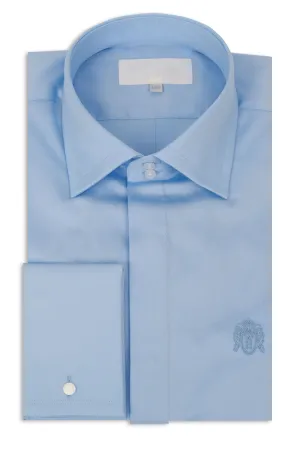 Sky Blue Cutaway Collar Shirt