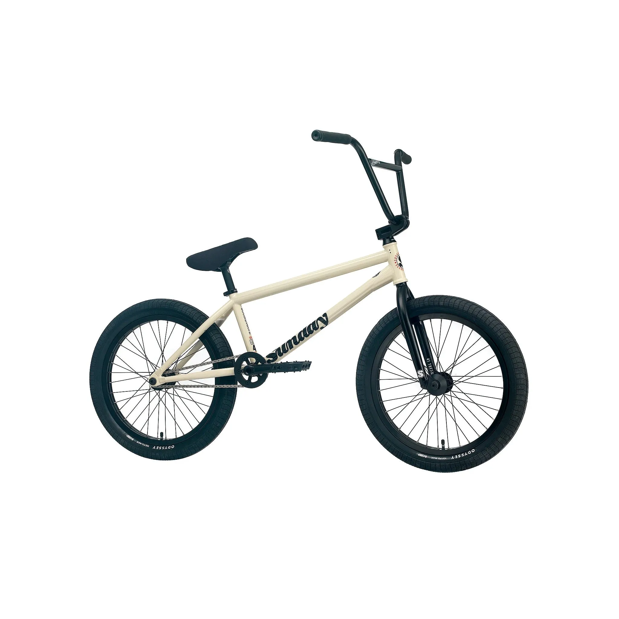 Sunday 2022 Soundwave FC Special 21" Gary Young Signature Complete BMX Bike LHD - Gloss Classic White