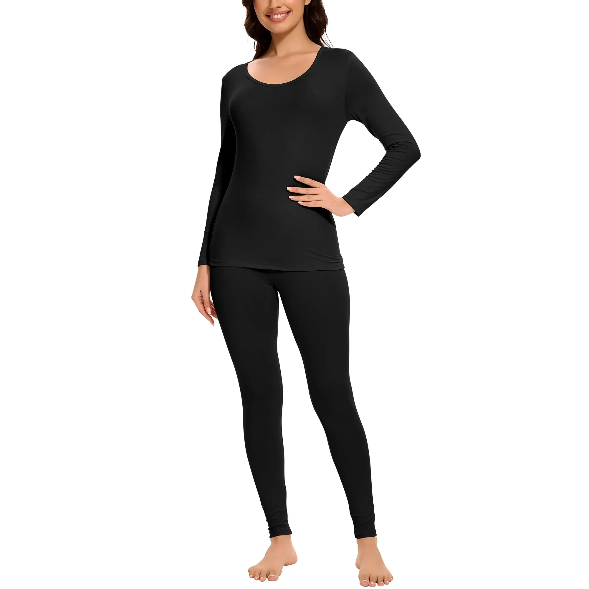 Thermal Set 2 Women Black