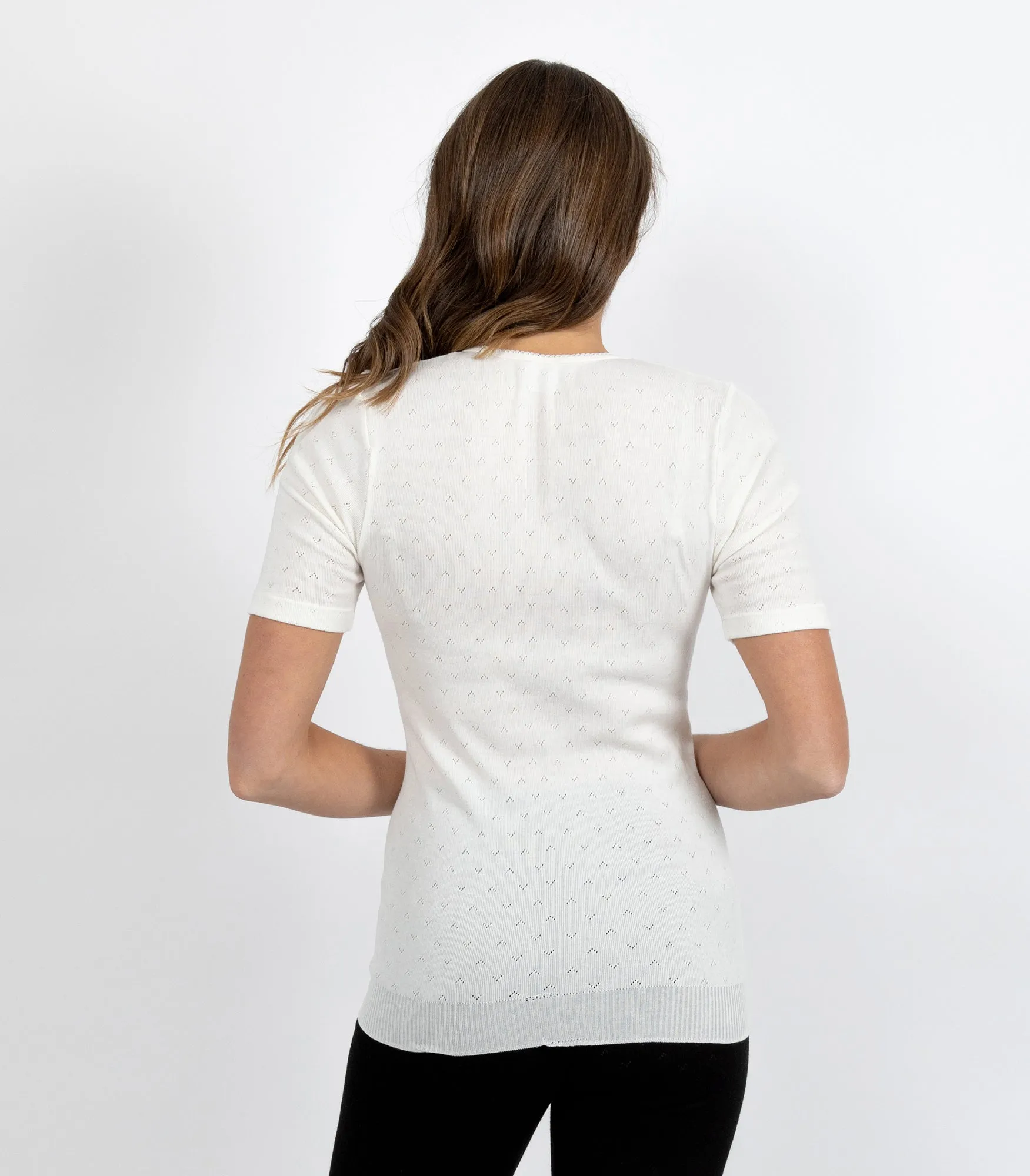 Traditional Thermal RTR Side Seamfree Short Sleeve - Ivory