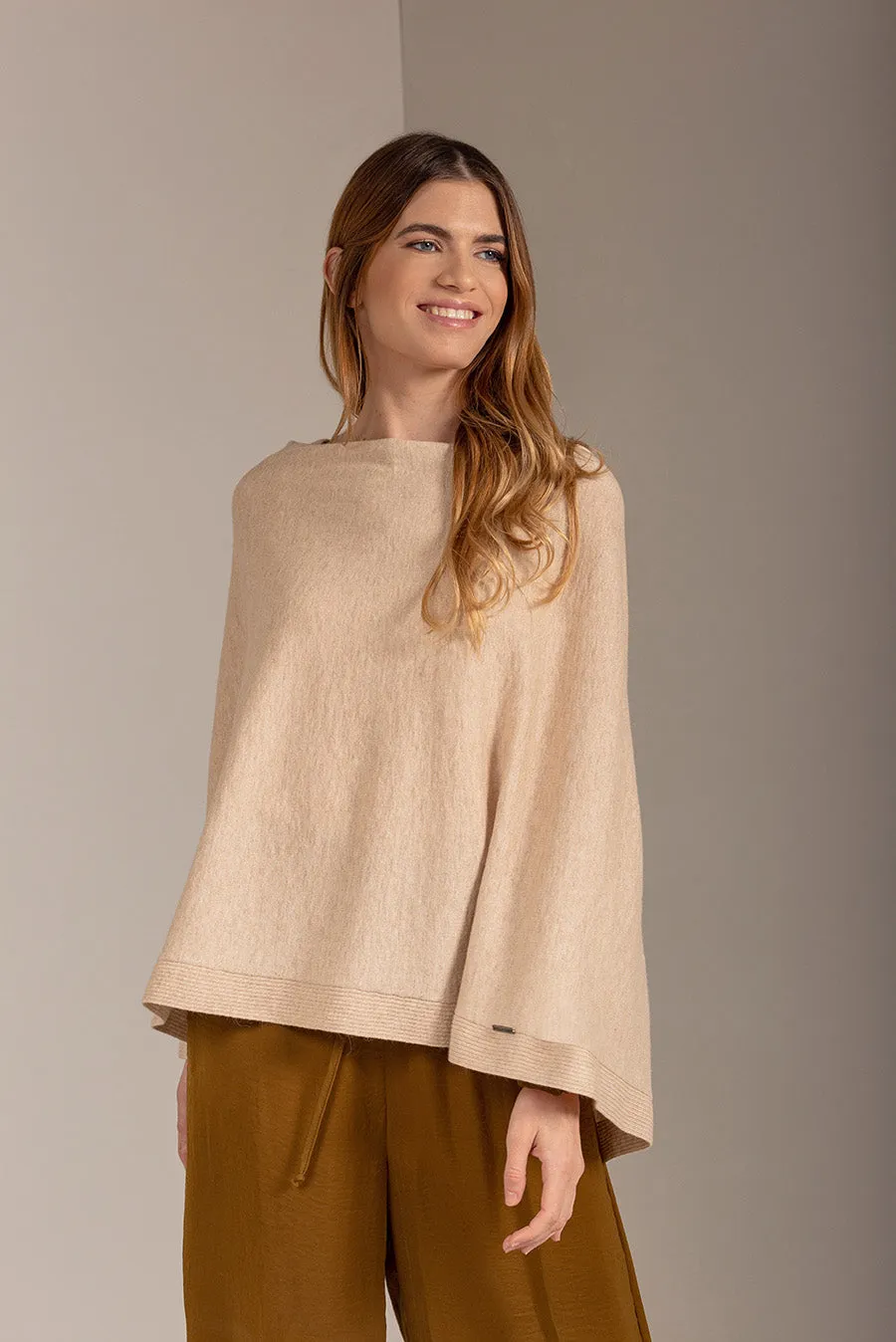 Ural Poncho Cotton Orgánico Color Arizona