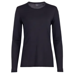 Women's Single Layer Crewneck - Black