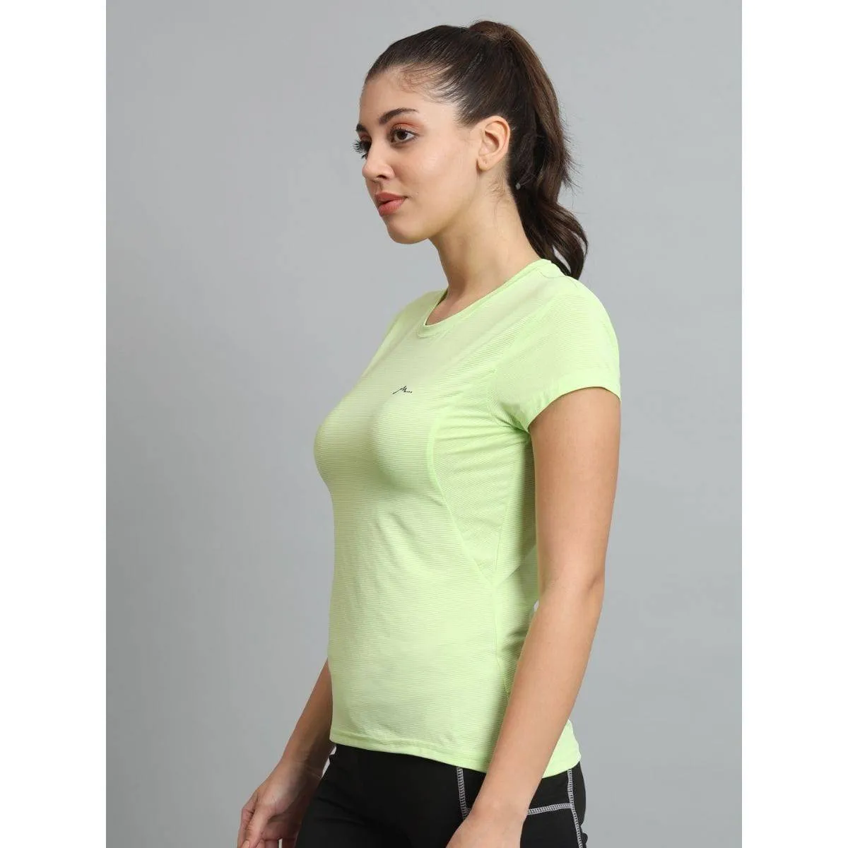 Women's Ultralight Athletic Half Sleeves T-Shirt - Lime