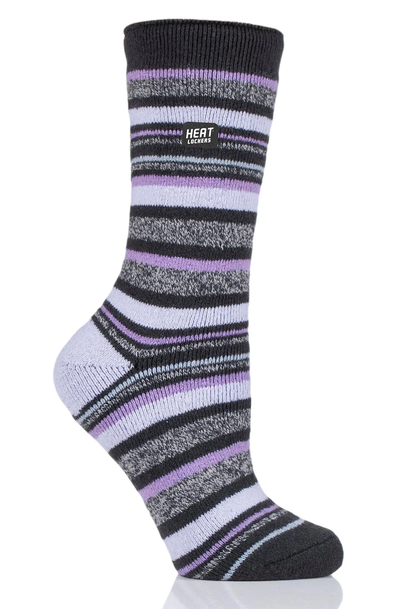 Women's WARMER Stripe Crew Sock