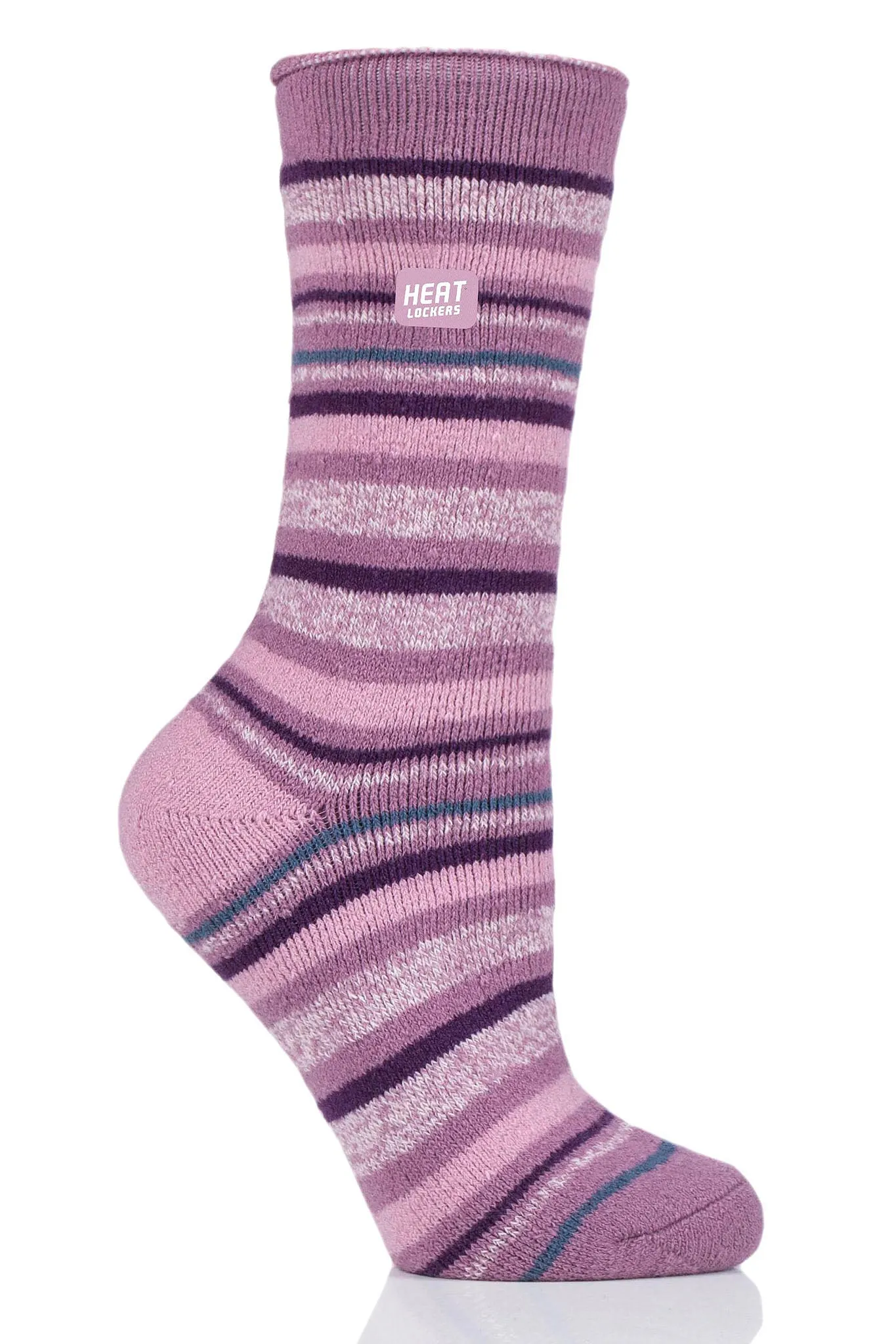 Women's WARMER Stripe Crew Sock